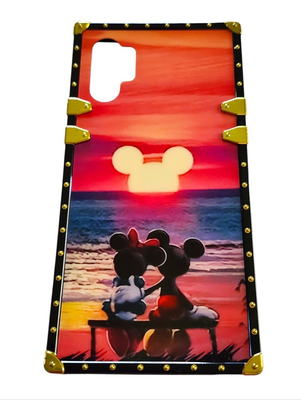 Disney Collection Luxury Sunset Mickey Minnie Samsung Galaxy Note 10 Phone Case